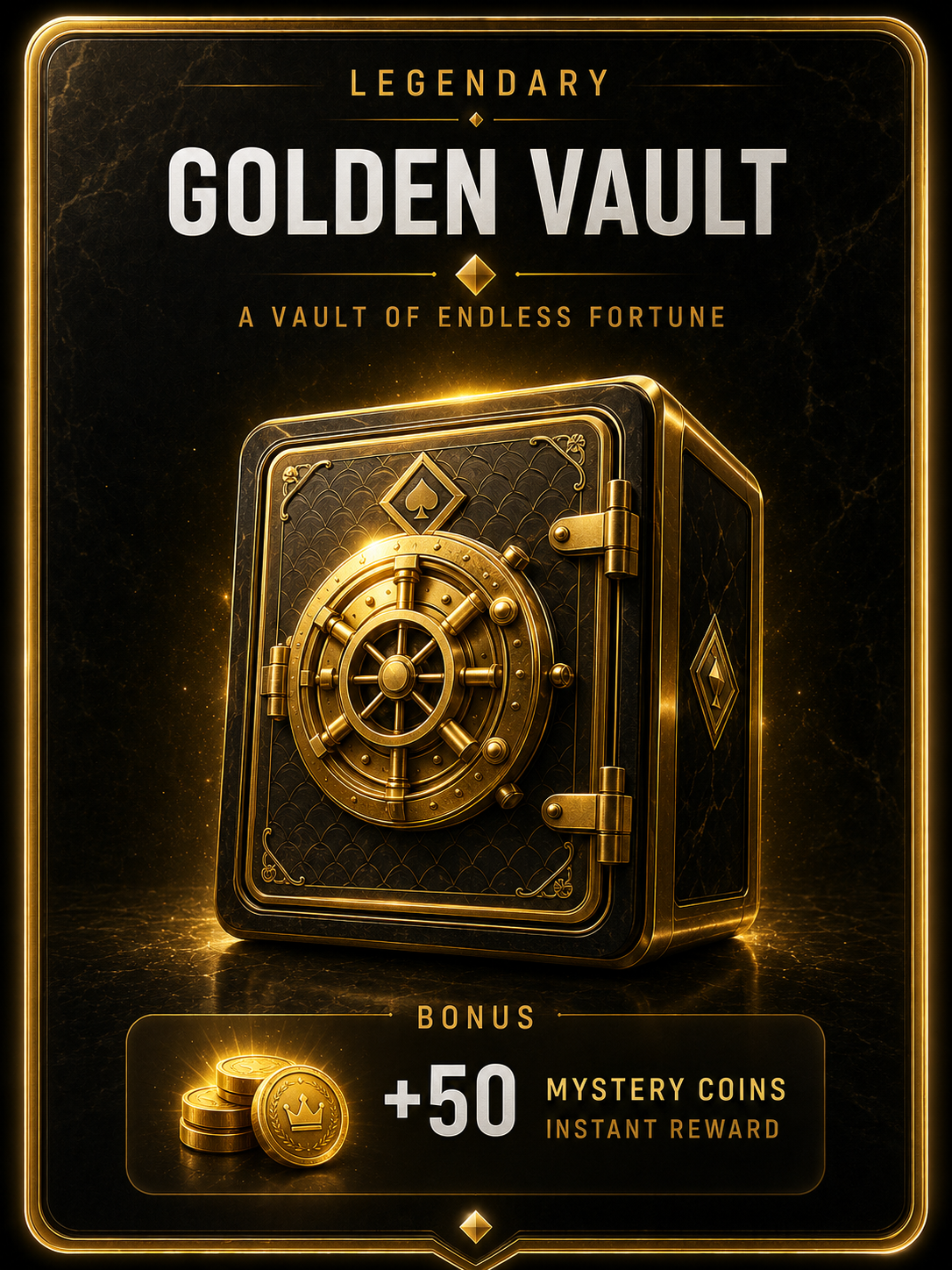 Golden Vault card